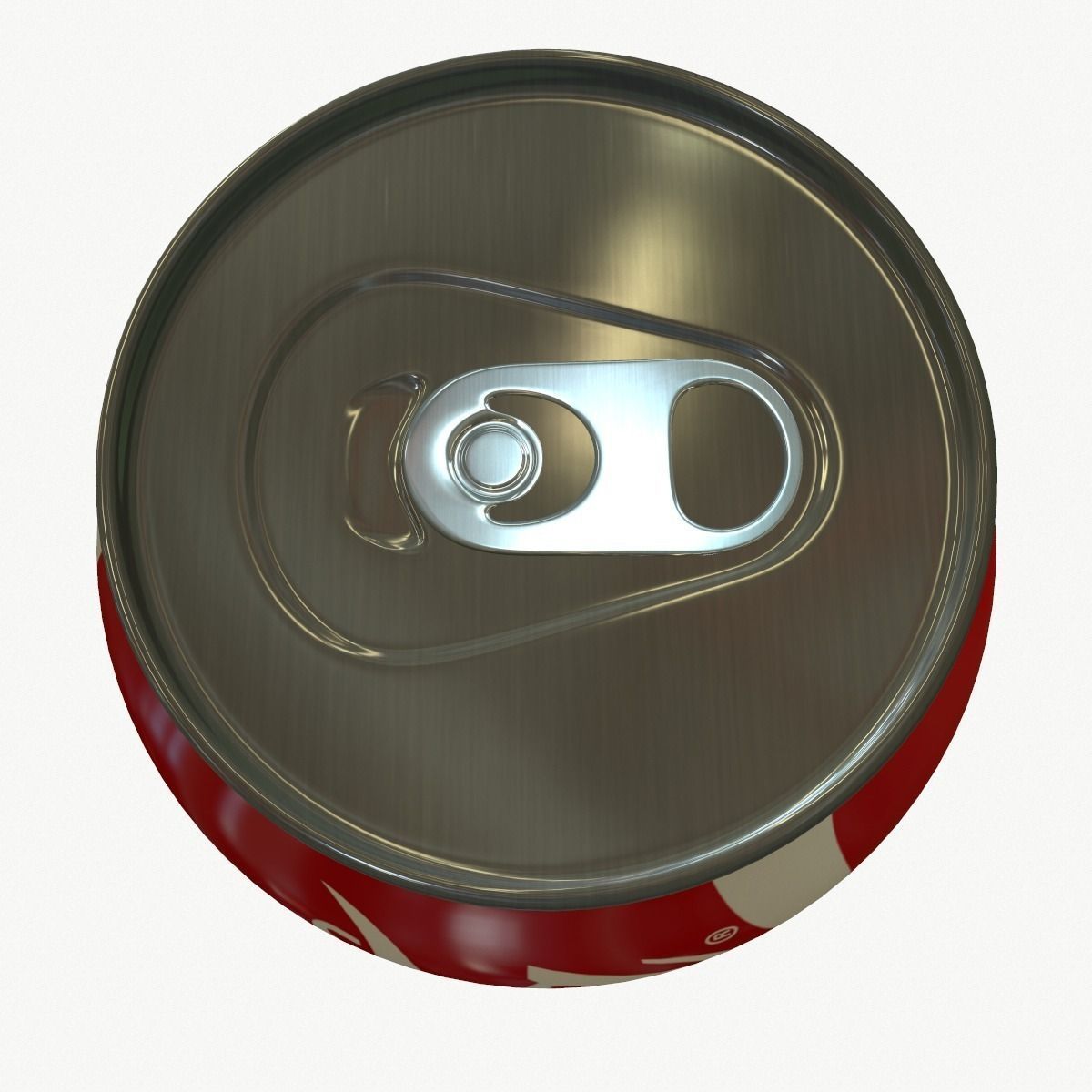 Realistic Coke Can 3D model_4