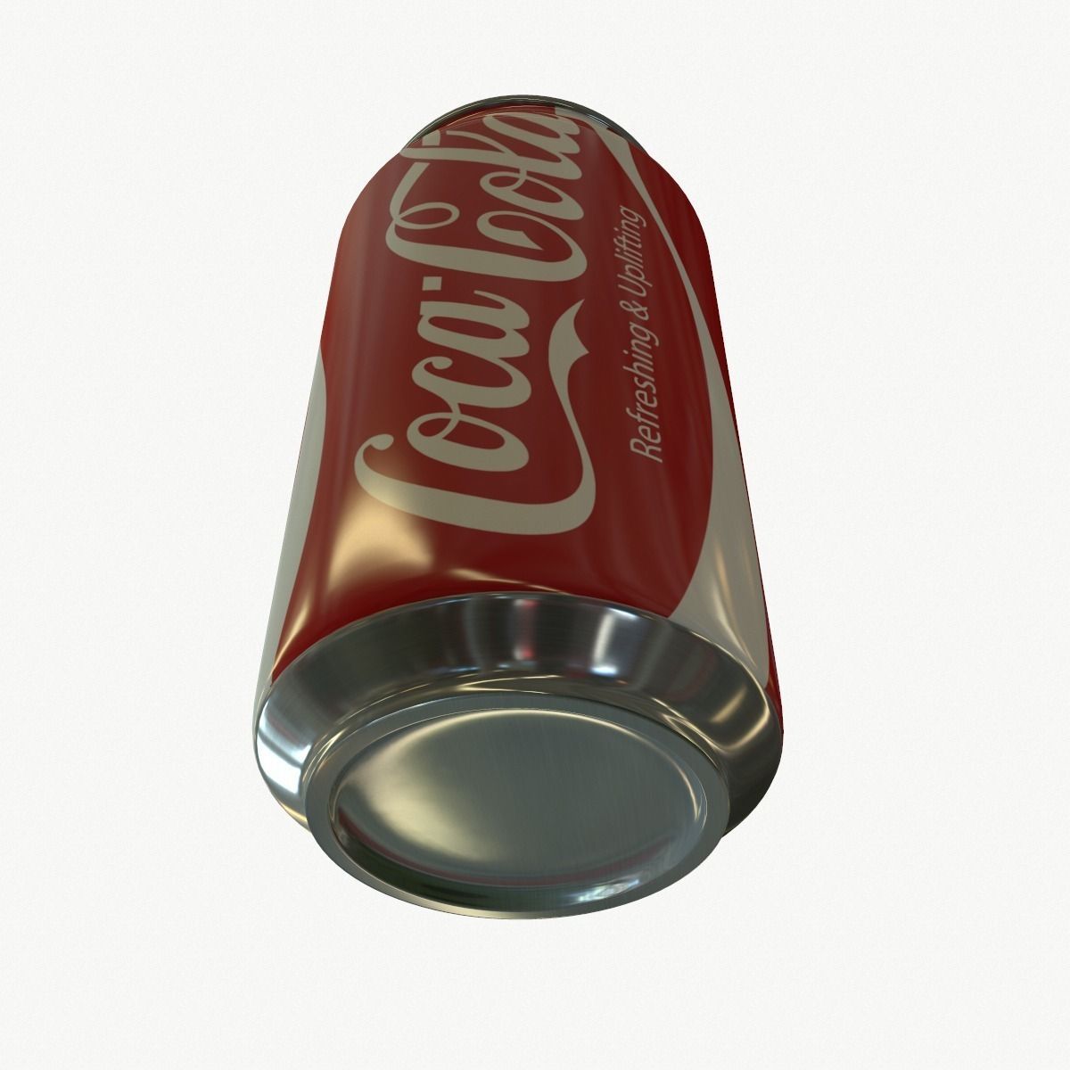 Realistic Coke Can 3D model_3