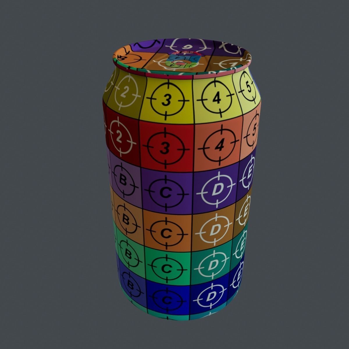 Realistic Coke Can 3D model_13