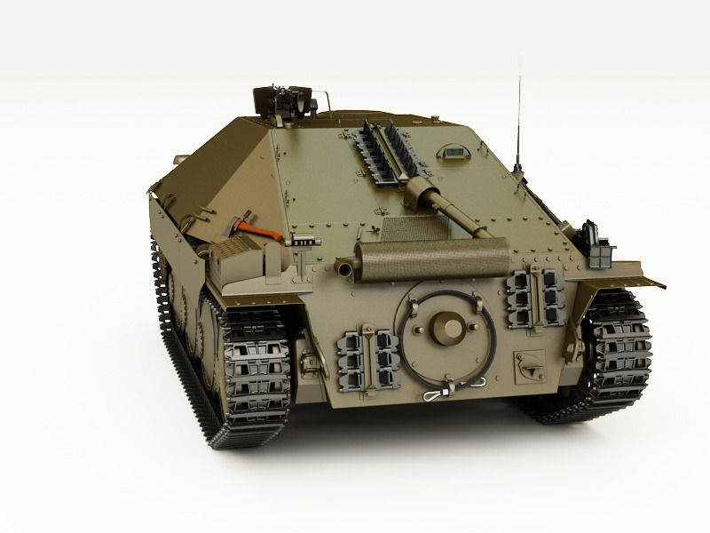 Jagdpanzer 38 Hetzer 3D model_4
