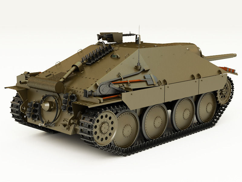 Jagdpanzer 38 Hetzer 3D model_3