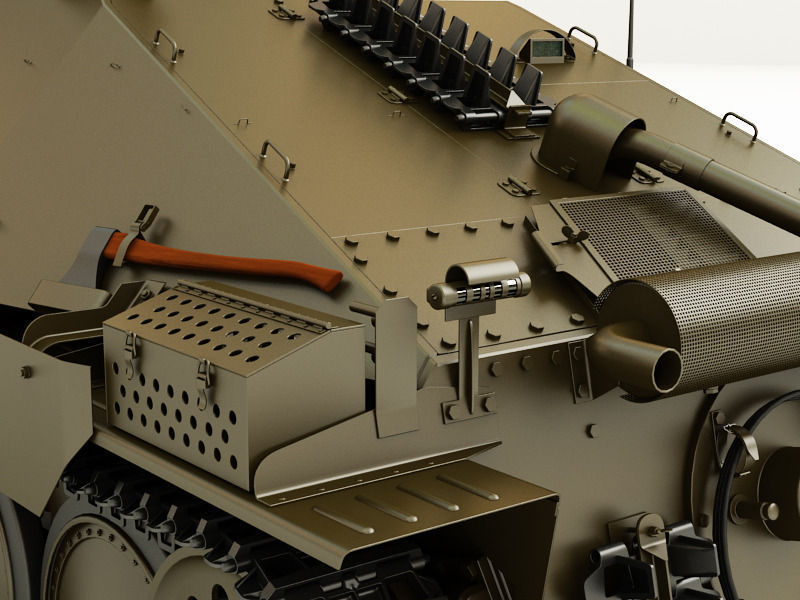 Jagdpanzer 38 Hetzer 3D model_7