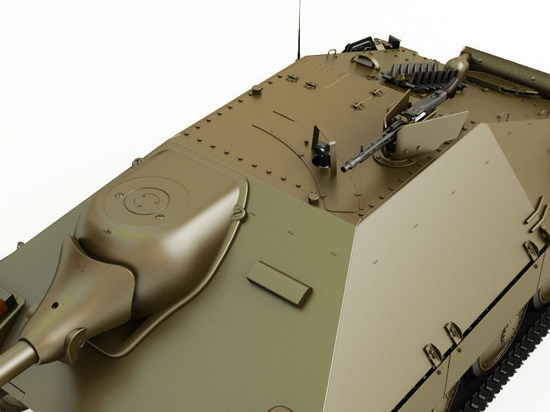 Jagdpanzer 38 Hetzer 3D model_9