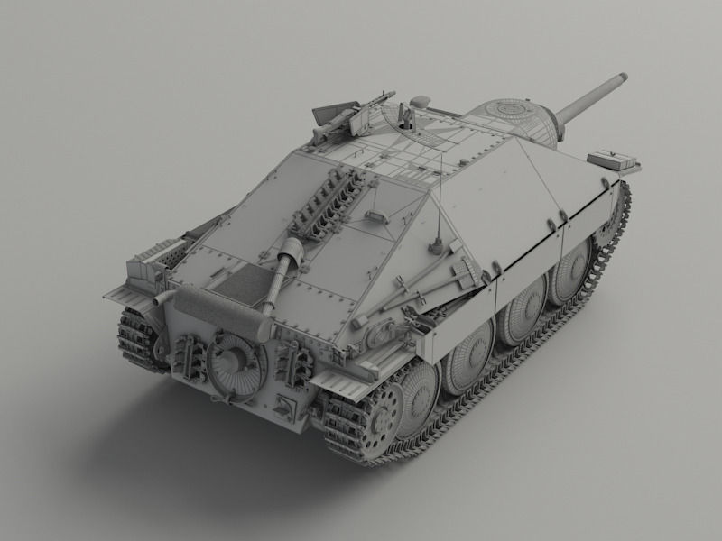 Jagdpanzer 38 Hetzer 3D model_12