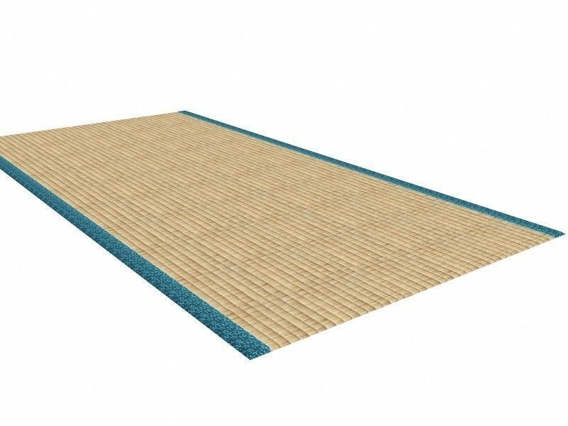 Japanese Tatami Floor 3D model_1