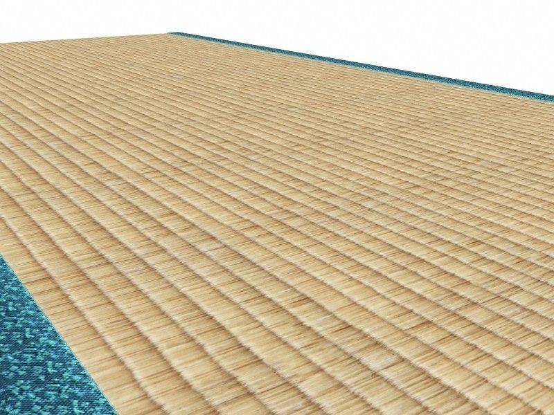 Japanese Tatami Floor 3D model_3