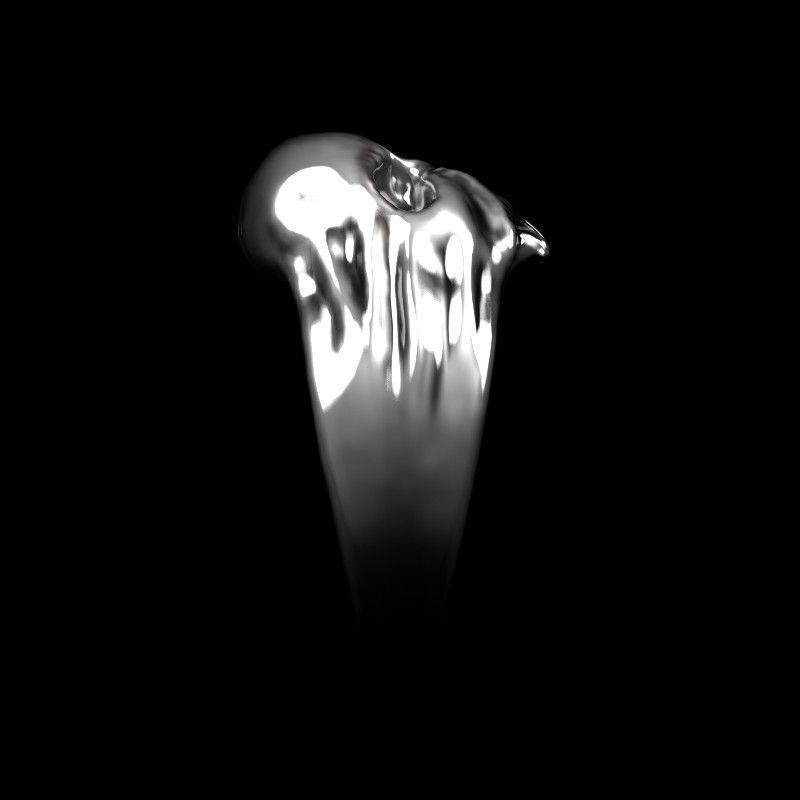 Scary Skull Ring 3D model_4