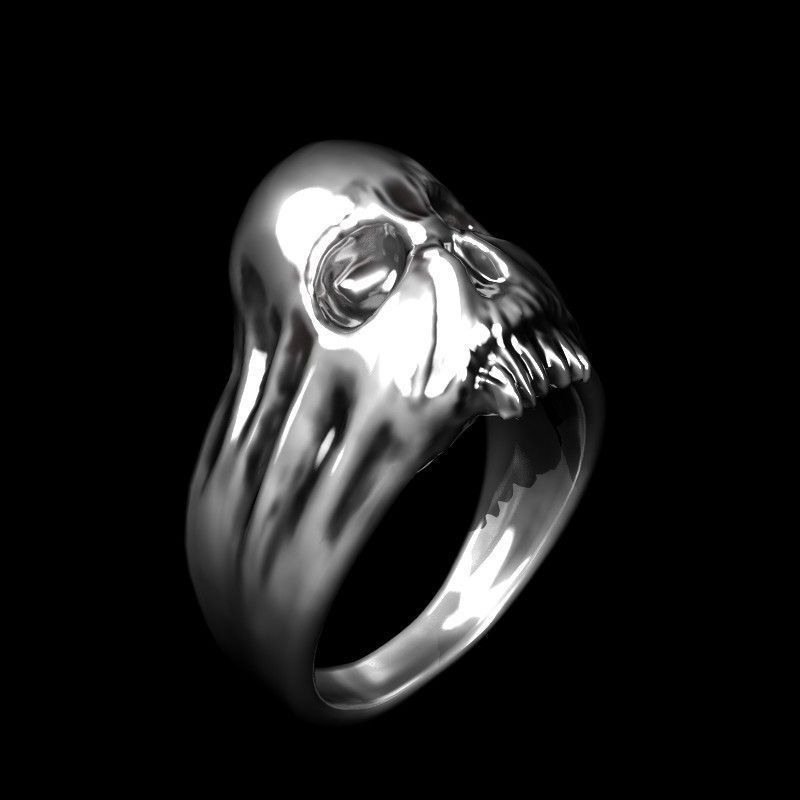 Scary Skull Ring 3D model_2