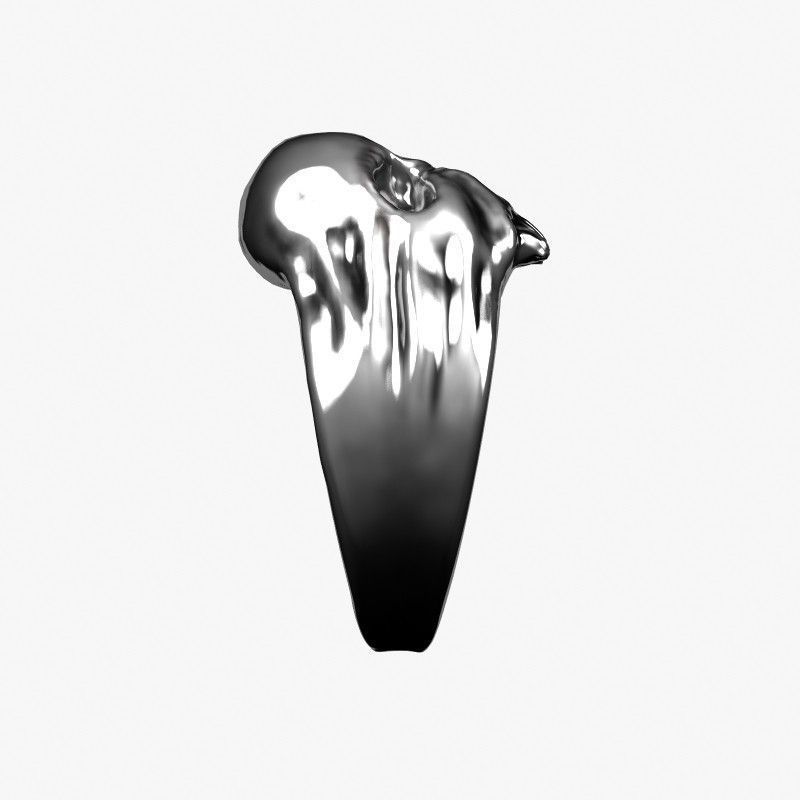 Scary Skull Ring 3D model_5