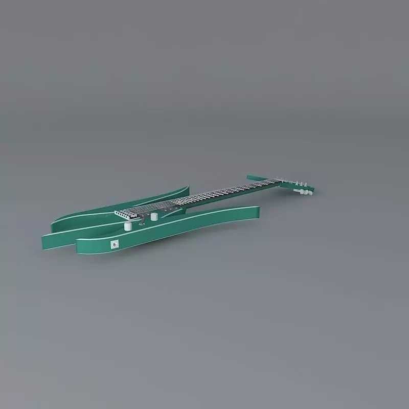 Warbird guitar Free 3D model
