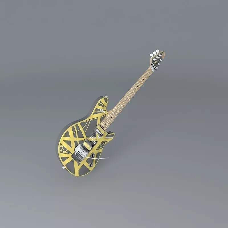 Eddie Van Halens Wolfgang model guitar Free 3D model