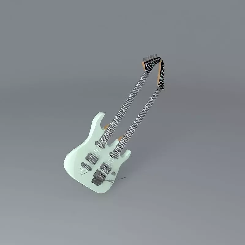 Buddy Blaze Custom Double neck guitar Free 3D model