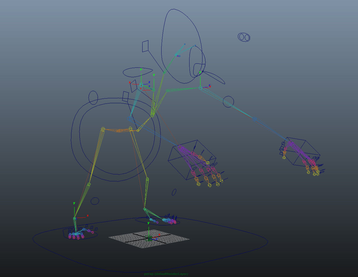 Gorilla-maya gorilla 3D model_8