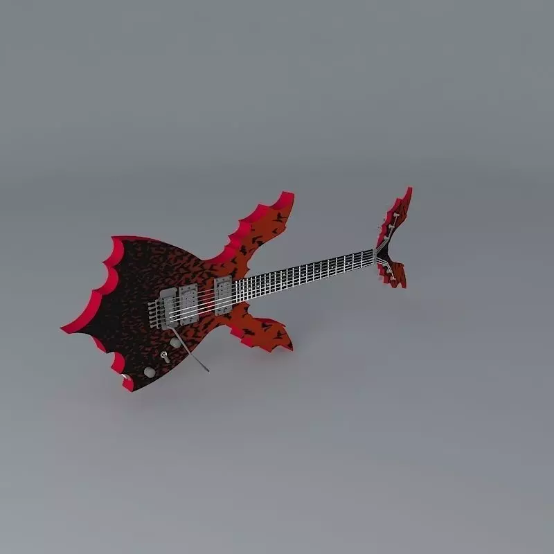 Night Flyer guitar Free 3D model