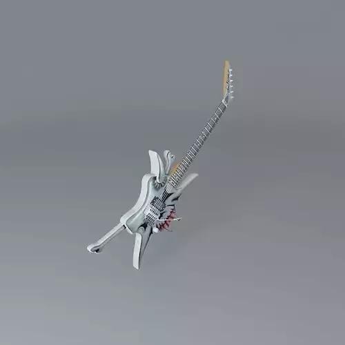 Jackson randy piper skull guitar