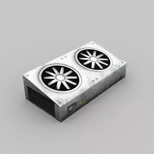 Rooftop Ventilation Unit Low poly