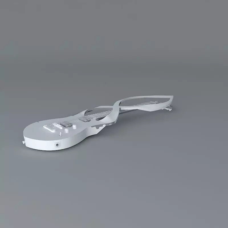 Abstract guitar Free 3D model