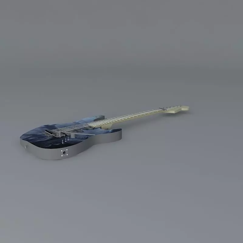Haunted forestguitar Free 3D model