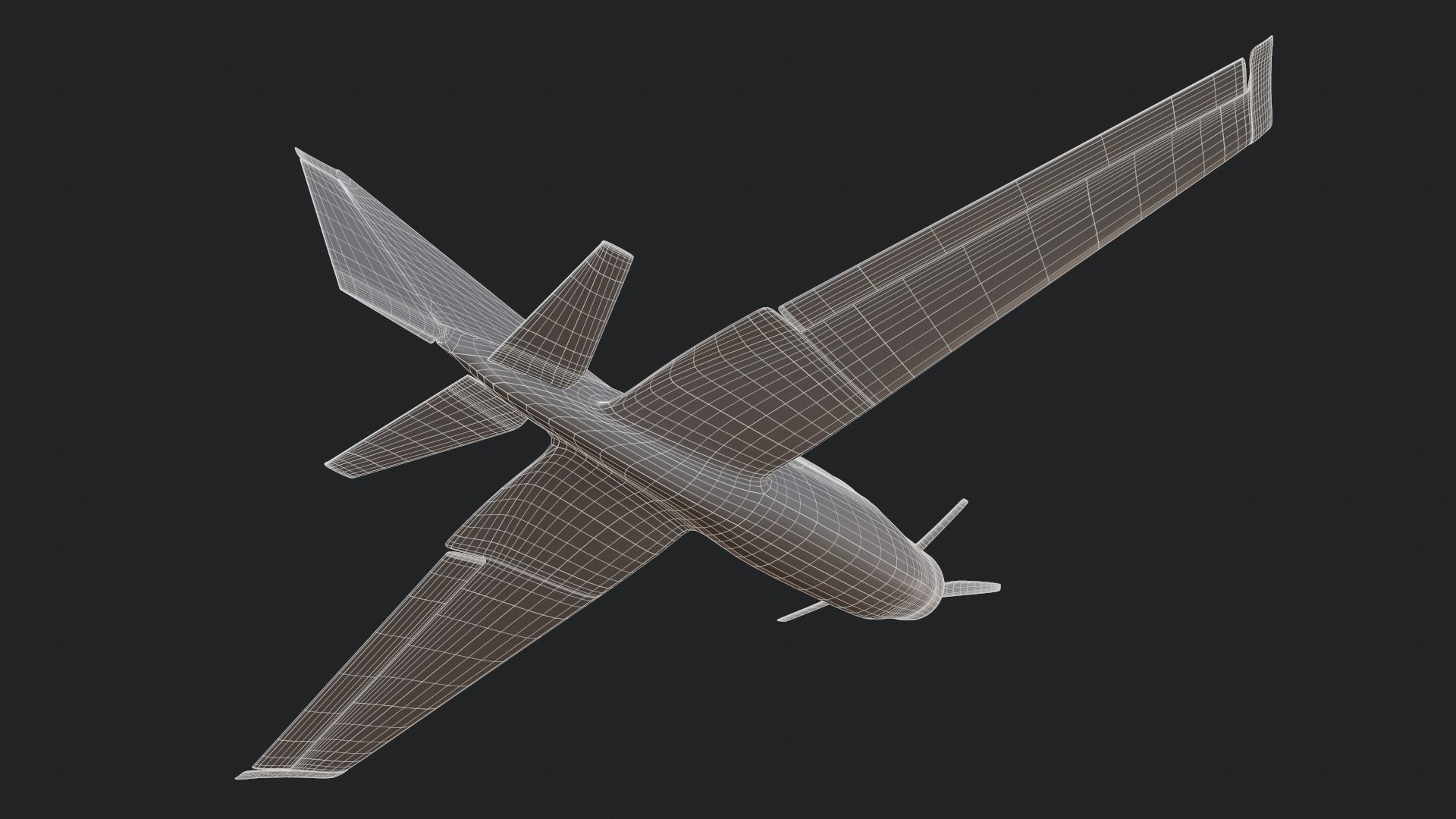 Concept Prop Plane 3D model_7