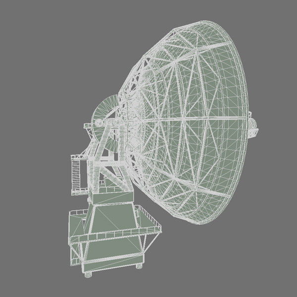 Radio Telescope Antenna 3D model_8