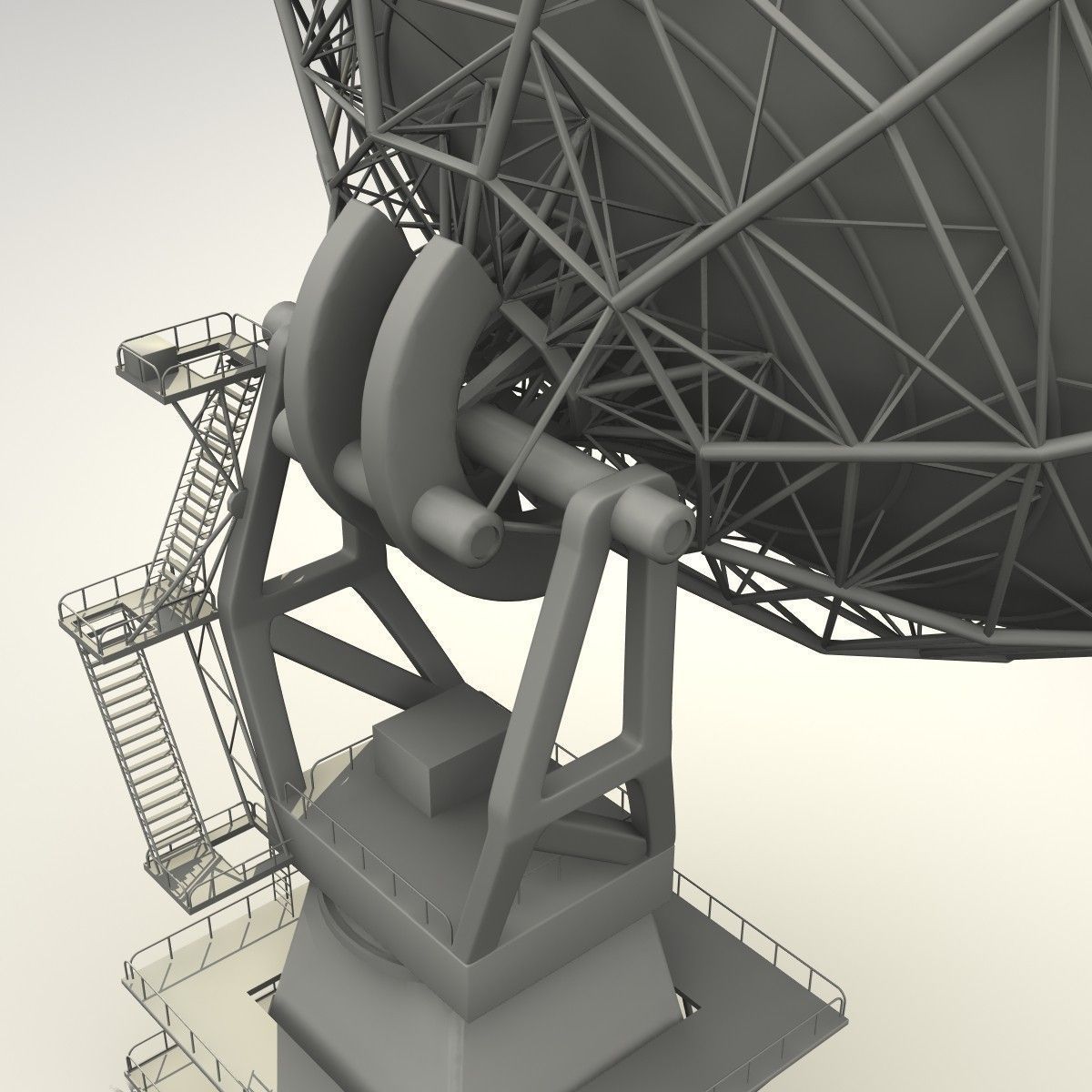 Radio Telescope Antenna 3D model_4