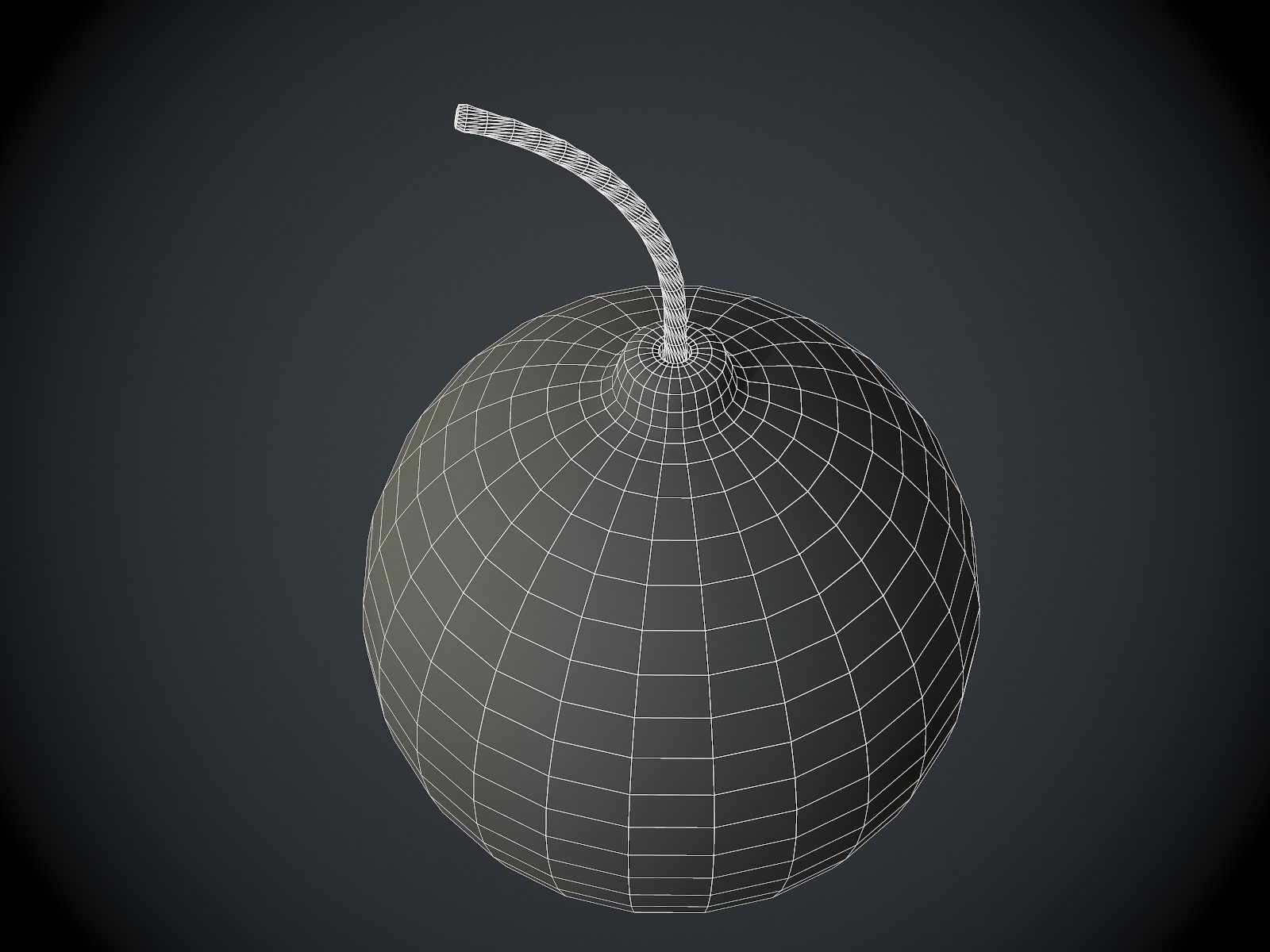 Black Cartoon Bomb 3D model_6