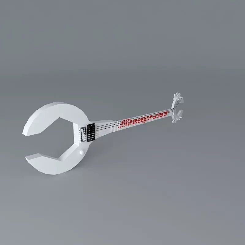 Snap On Wrench guitar Free 3D model