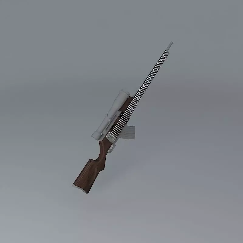 RG 6s Rifle Guitar Free 3D model