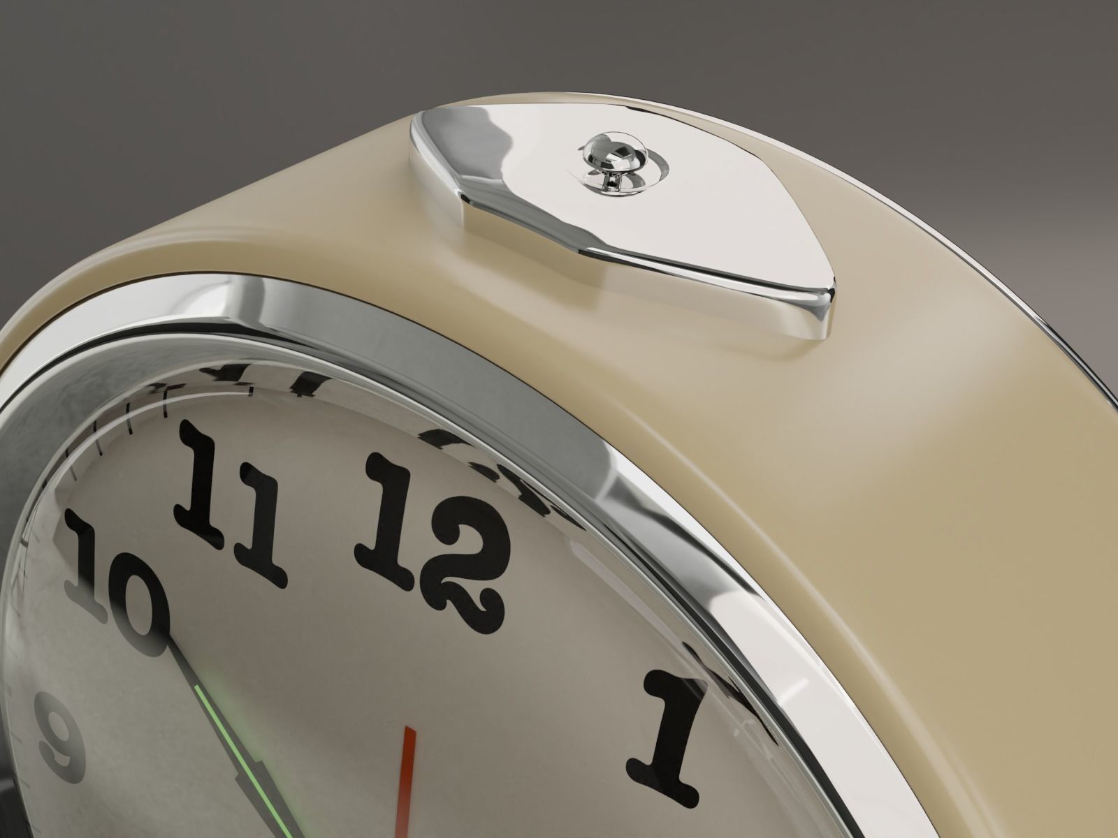 Realistic Alarm Clock 3D model_11