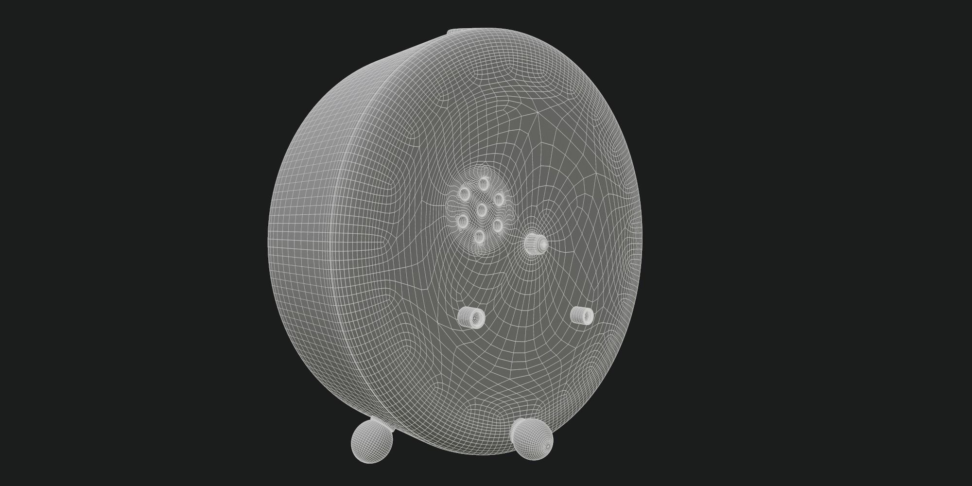 Realistic Alarm Clock 3D model_7