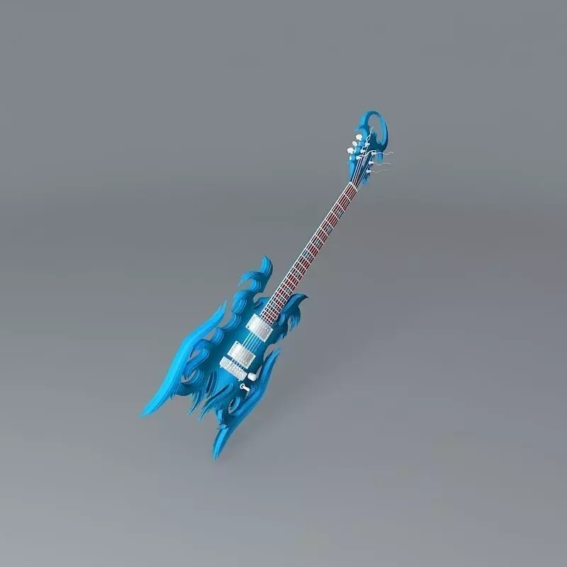 The Stinger guitar Free 3D model