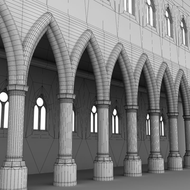 Cathedral Element 3D model_6