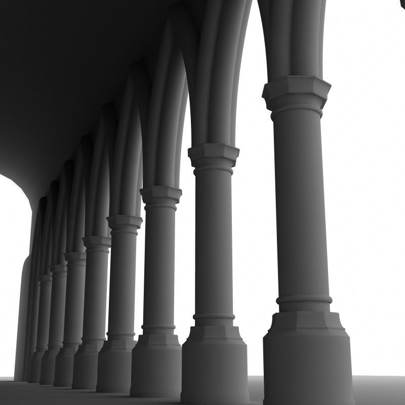 Cathedral Element 3D model_3