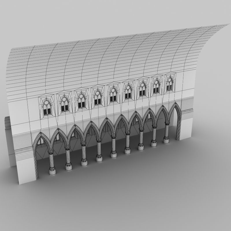 Cathedral Element 3D model_5