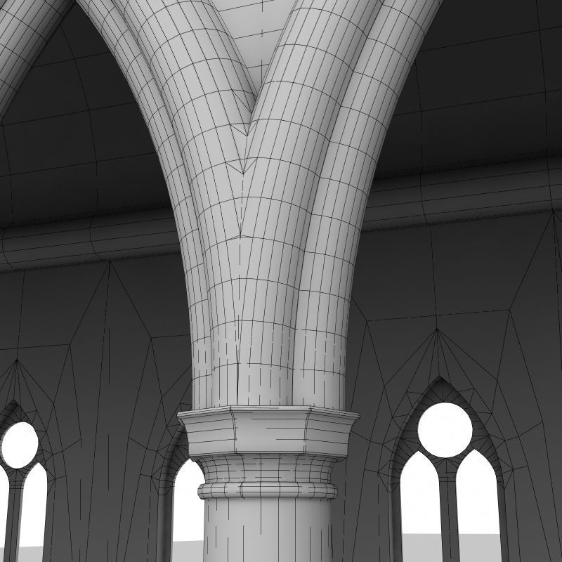 Cathedral Element 3D model_7