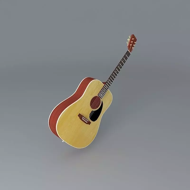 Martin Acoustic guitar Free 3D model