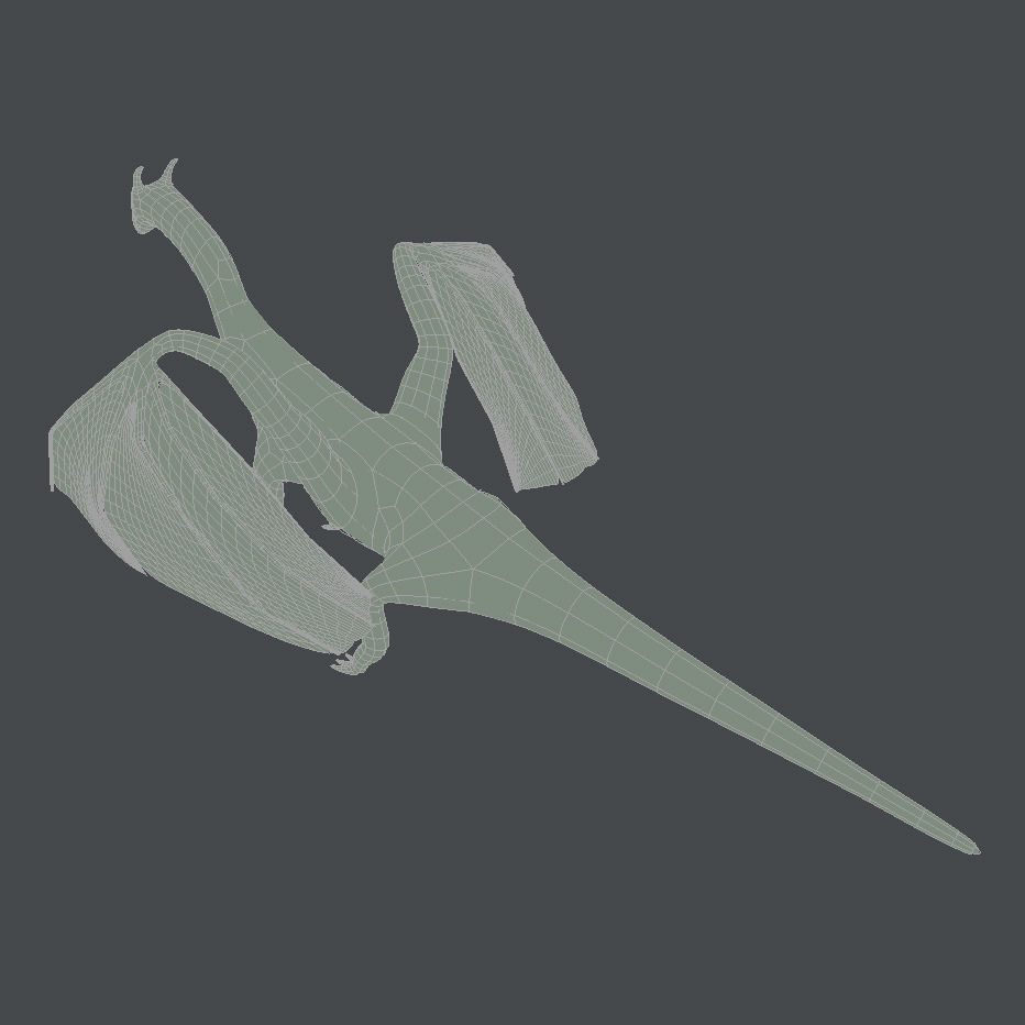 Friendly Dragon 3D model_7