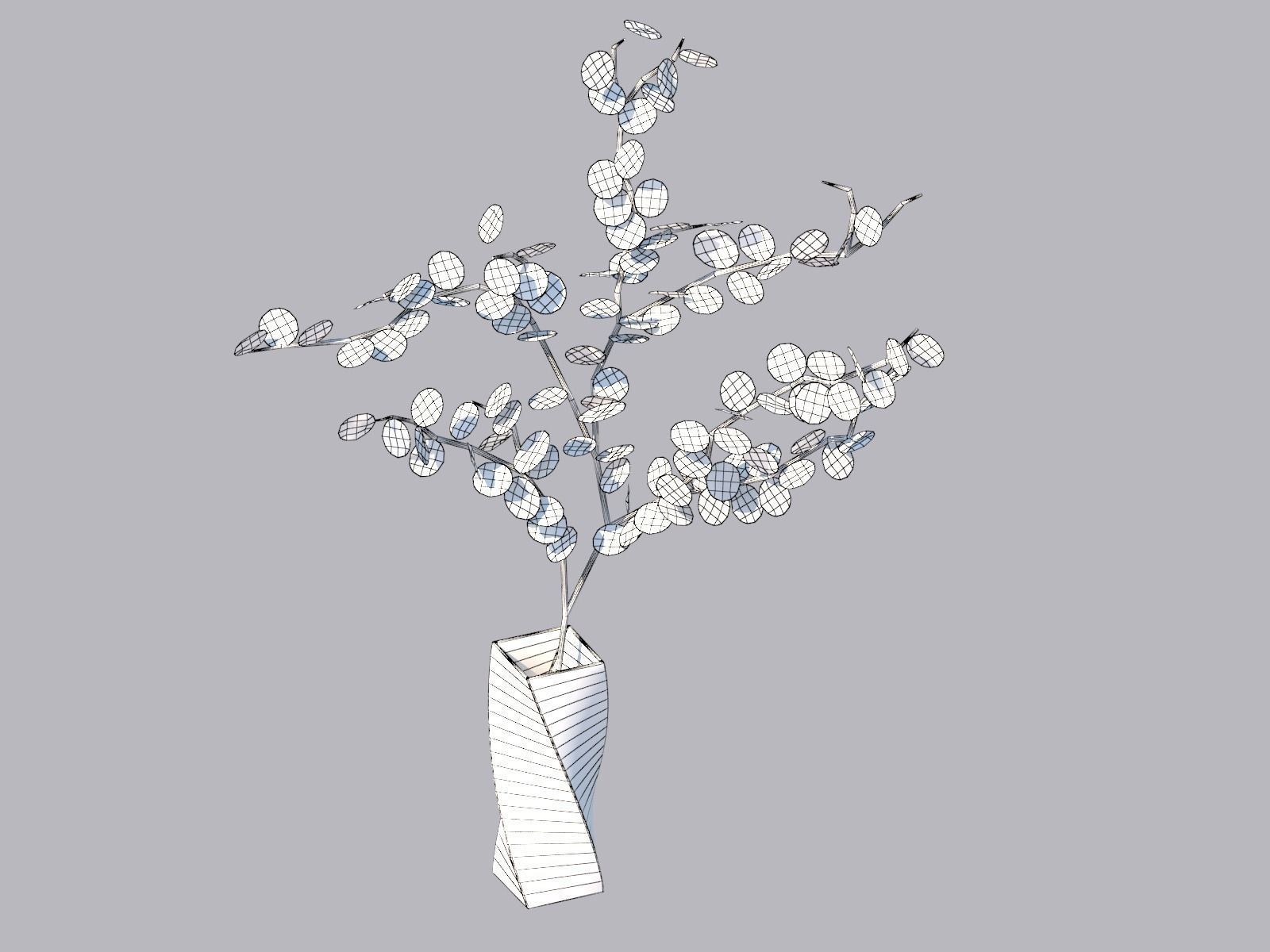 Money Flower 3D model_5