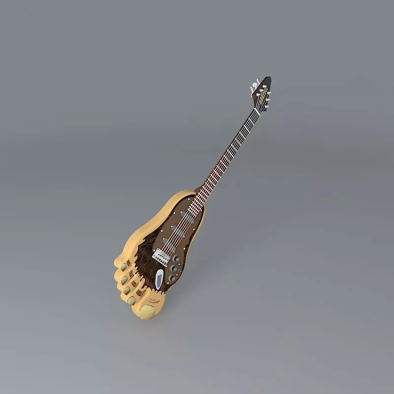 BIG foot guitar Free 3D model
