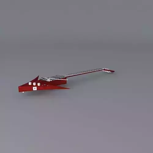 Double arrowhead guitar