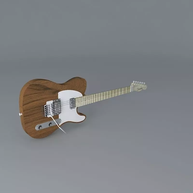 A HOT RODDED Fender Telecaster guitar Free 3D model