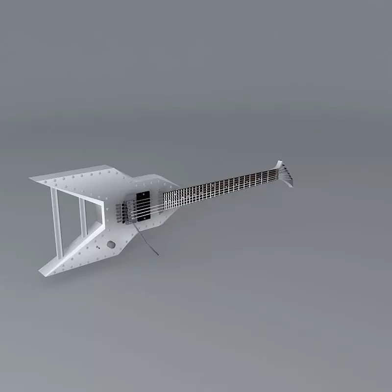 Michael Angelo 29 fret rocket guitar Free 3D model