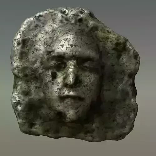 Stone Face Relief