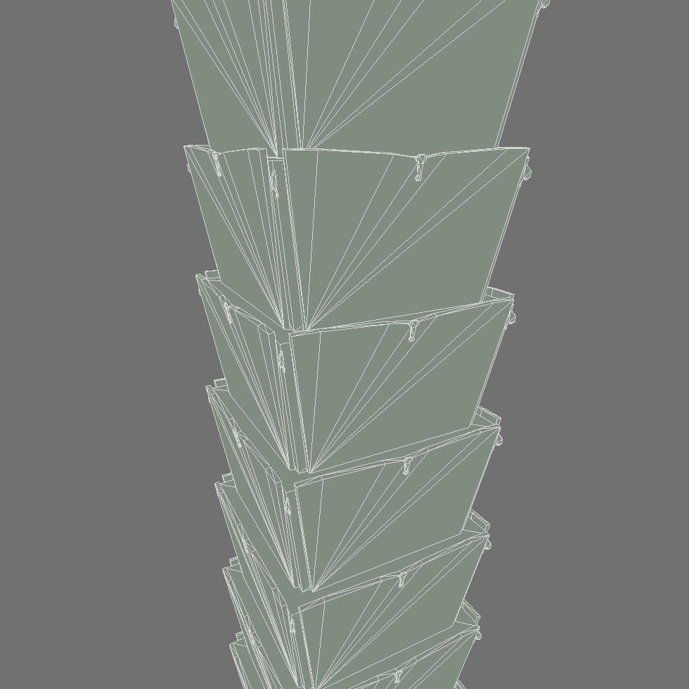 Low Poly Taipei 101 3D model_5