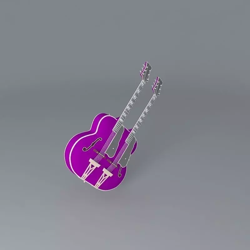 Stromberg Master 400 double neck guitar Free 3D model