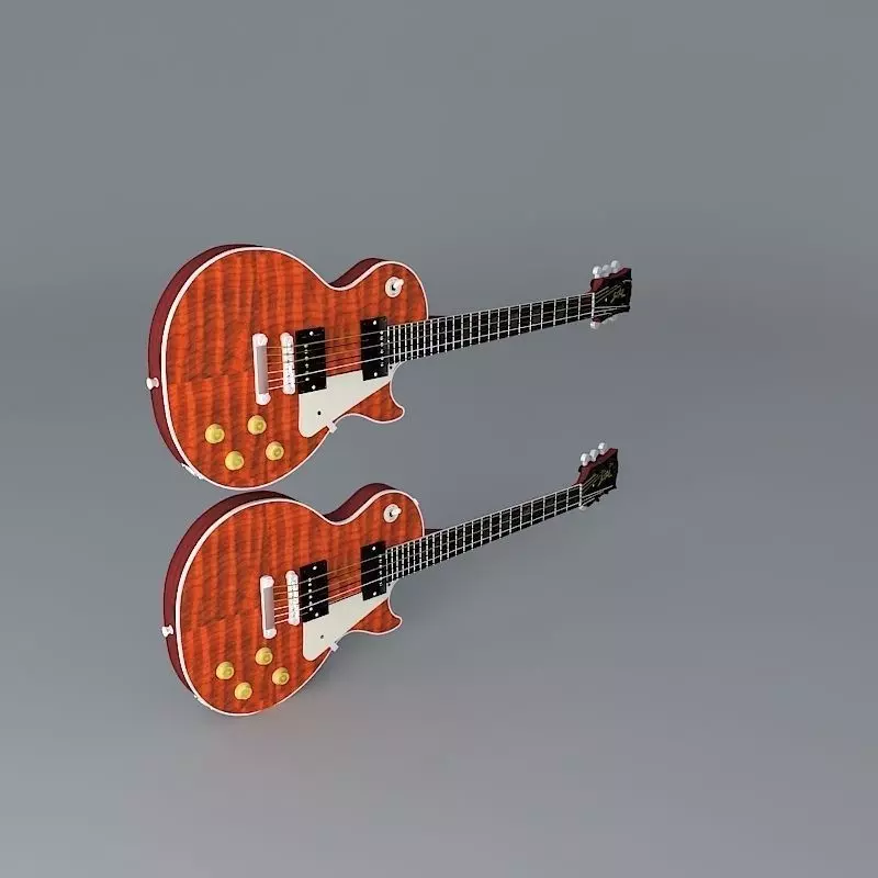 Gibson Les Paul Standard guitar Free 3D model
