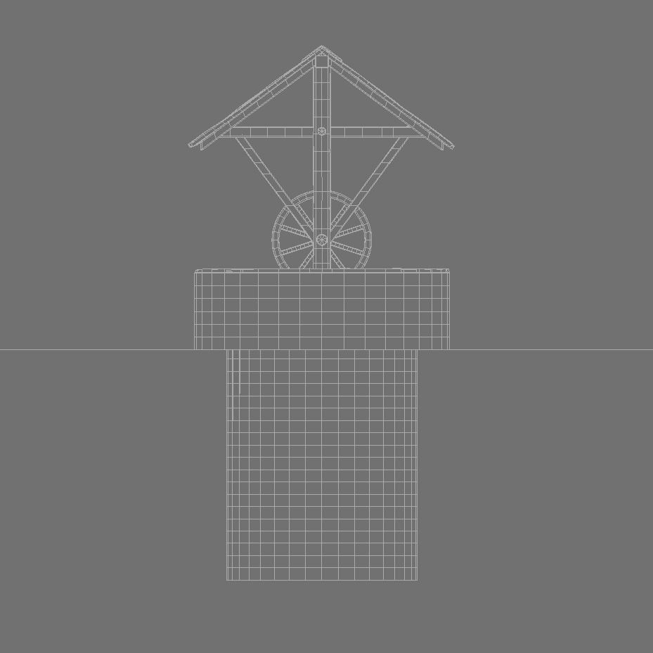 Ancient Stone Well 3D model_15