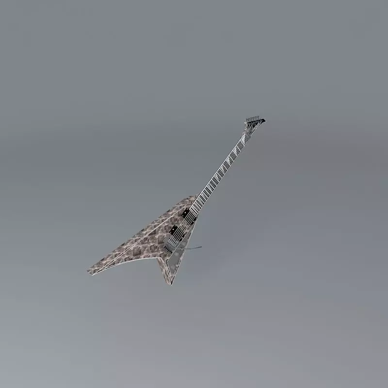 Jackson randy rhoads snakeskin guitar Free 3D model