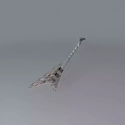 Jackson randy rhoads snakeskin guitar Free 3D model