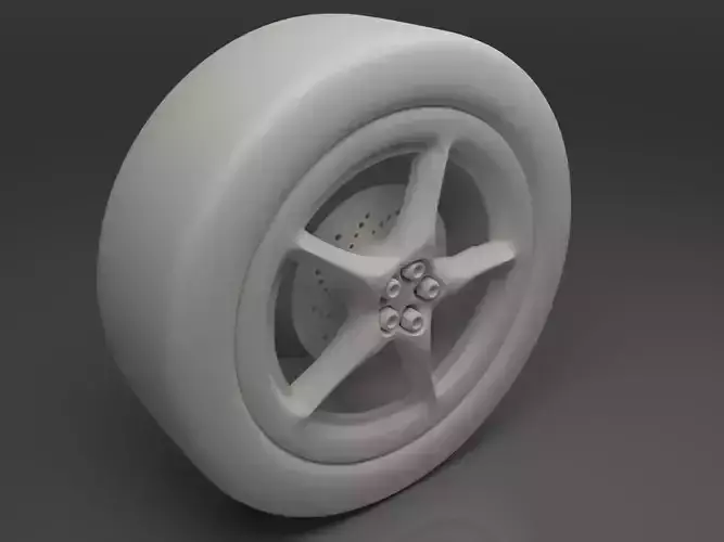 Sports car wheel